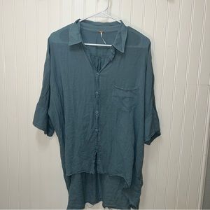 Free People Gauze Top
